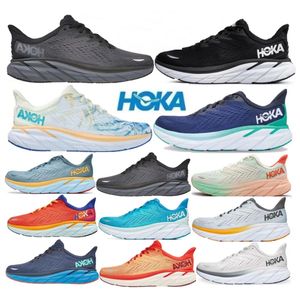 2023 Hoka one one Clifton 8 Running Shoe mulheres homens botas locais loja online treinamento Tênis Drop Estilo de vida aceito Absorção de choque rodovia