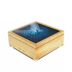 FreeShipping Luftbefeuchter Holz Vernebler Aroma Diffusor Aromatherapie Ätherisches Öl Humificador Auto Nebel Maker Verdampfer Hause Vnbxx