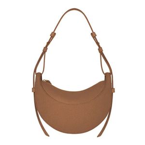 Designer axelväska Kvinnor Makeup Bag Handväska Lyxig månatlig påse Struktur Smooth Calf Leather Handväska Designer Zipper Stängning Crossbody Lady