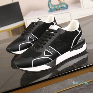 Casual Shoes Designer High Quality Luxury Black and White Brand Sneakers Plain Leather Walking Shoe