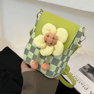 Shoulder Bags Mobile Phone Pouch Crossbody Bag For Women Messenger Female Summer Flowers Handbags Ladies Girls Coin Purse Wallets