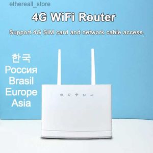 أجهزة التوجيه 4G SIM CARD ROUTER LTE WIFI ROUTER 4G MODEM HOTPOT RJ45 Wireless Router 4G CPE Q231114