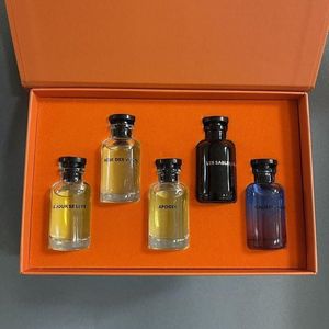 Promotion Sexy Smell perfume suit 10mlx5pcs set dream apogee rose de vents sable le jour se leve perfume kit 5 in 1 gift box Long Lasting Fragrance festival parfum