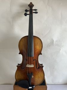 4/4 الكمان Stradi Model 1716 Flamed Maple Back Spruce أعلى اليد المنحوتة K3189