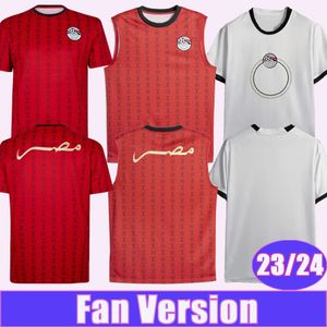 23 24 이집트 남성 축구 유니폼 국가 대표 A. 헤가지 카라 바 라마단 M.Elneny 문화 버전 Away Football Shirts 유니폼