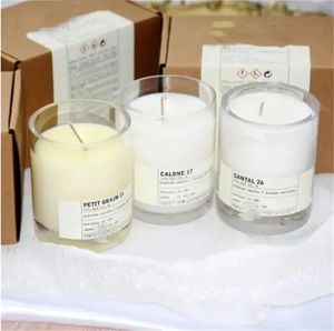 Candle Weihrauch 245G Santal 26 Cedre 11 Laurier 62 Petit Grain 21 Calone 17 Duft Candl Bougie Parfum Wachs Grasse New York Lange dauerhafte Geruch schnelles Schiff