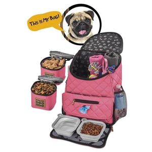 Hunde-Weekend-Rucksack, rosa, Hundezubehör, Autositz, Haustiertasche, Katze, 231115