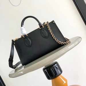 On the go East West M23640 Designer Shoulder Bag 25cm Luxury Crossbody Bag 10A Mirror quality Tote Bag Genuine Leather Mini Shopping Bag Women Handbag