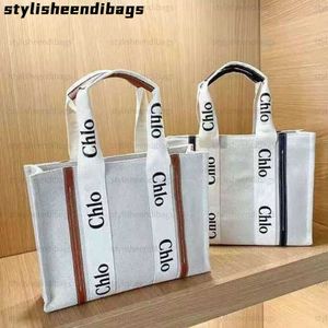 Designerväska Damhandväskor WOODY Tote shoppingväska snygga endibags handväska hög NYLON luffare mode linne Stora strandväskor lyxdesigner Crossbody