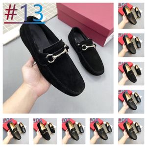 28 Modell Nyanledningar Lyxiga män Loafers Shoes Yellow Double Monk äkta läderfest Handgjorda skor Män klädskor gratis frakt Mänskor Storlek 38-45