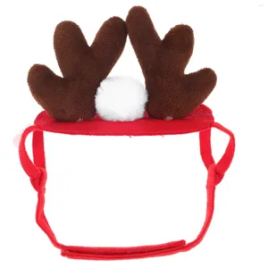 Dog Apparel Pet Costume Accessory Xmas Headband Costumes Hat Prop Plush Props Child Santa Outfit