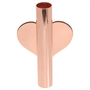 Vasen Gold Dekor Wand Vase für Blumen Metallrohr Topf Anhängerhalter Dekoration Dekoration