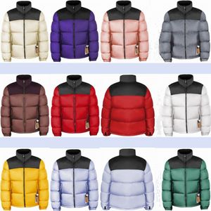 Maximal Faces 1996 Nuptses Down Parka Stampa ricamata 4NCH 600 Blu navy Giallo Nord Caldo Inverno Giacche Uomo Donna Allentato Verde Nero Rosso Impermeabile Il cappotto