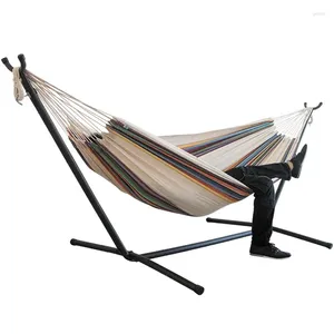 Camp Furniture Garden Swings Camping Sleeping Hammock Hanging Chair Outdoor Brazilian Swing Metal Stand Beach Hammocks Cocoon