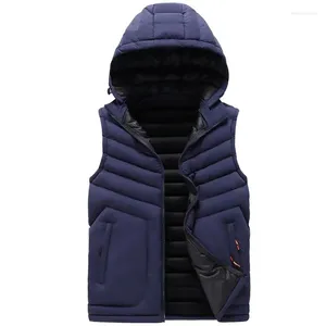 Jaquetas de caça masculinas inverno outono algodão macio acolchoado colete quente acampamento caminhadas capuz gola coletes 4xl roupa casual streetwear