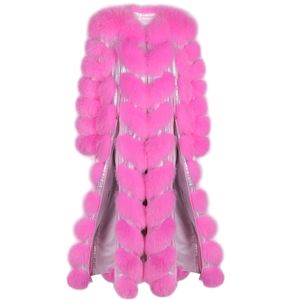 Pele feminina falso yloagain 2023 outono luxo natural casaco longo feminino jaqueta de couro genuíno senhoras outerwear 231114