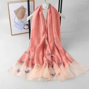 Schals 2023 Marke Winter Hijab Seide Wolle Schal Mode Weibliche Große Professionelle Schal Bandana Foulard Pashmina Femme