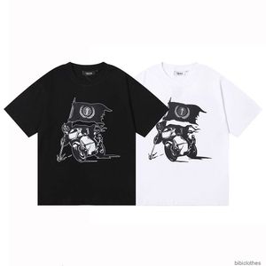 Designer modekläder tshirt lyxiga herrar casual tees märke Trapstar London Outlaw Evil Spirit Knight Flagg Tryckning Kortärmad t-shirt Män kvinnor