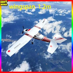 Aircraft Modle 182plus 12m Fixed Wing Trainer Fighter Rc Airplane Remote Control Electric Model Toy Gift 231114
