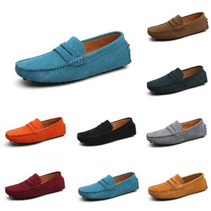 Homens sapatos casuais geral carga gorro sapato deslizamento em preto cinza castanha teal doces estilo de vida dos homens tênis jogging andando quarenta e cinco