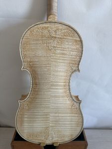 Master 4/4 Violin Clean Lack Flamed Maple Back Spruce Top Hand Carved K2970