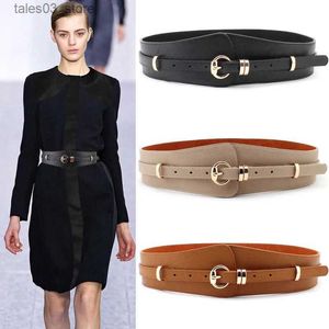 Bältesnål Buckle Leather Girdle Women's Luxury Casual Coat Decorative Waistband Korean Fashion Simple Gothic Retro Belt for Women Q231115