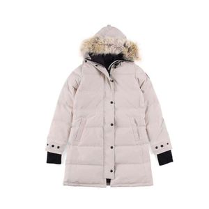 Högkvalitativa herrarna Goose Coat Real Big Wolf Fur Canadian Gooses Winter New Down Jacket Wyndham Overcoat Clothing Casual Fashion 113