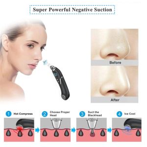 Cleaning Tools Accessories Blackhead Remover Cold Cleaner Deep Pore Acne Pimple sucker acne extractor Removal Vacuum Suction Face SPA Skin Care 231114