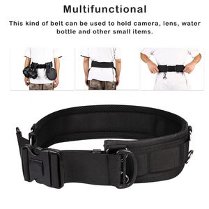 Other Camera Products Camera Waist Belt Camping Hanging Lens Strap Buckle Case Nylon Water Bottle Holder Travel Pouch Pockets Fixing Bag 231114