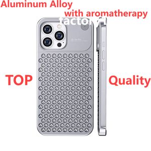 iPhone 15 Pro Max Cases Hollow Hollow Out Aluminium Alloy Vouge Phone Case for iPhone 15 14 13 12