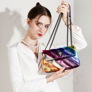 Kurt Geiger Deigner Bag małe worki na ramię Kensington skórzana torebka Rainbow Crossbody torebki do womem torebki torebki krzyżowe marki torebka mini torba