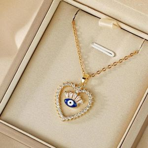 Pendant Necklaces Cxwind Laser Carved Fashionable And Exquisite Stainless Steel Necklace White Eye Birthday Commemorative Gift