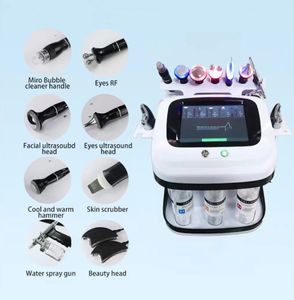 2024 neueste 8 In 1 H2o2 Aqua Peeling Lift Haut Blase Feuchtigkeitscreme Sauerstoff Gesicht Massager Hautpflege Gesichts Reinigung Schönheit maschine