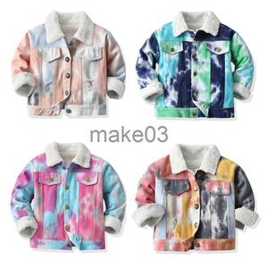 ジャケットウィンターベビーコートキッズ1〜7歳のぬいぐるみデニムジャケット女の子服の子供用アウター幼児用スウェットシャツj231115