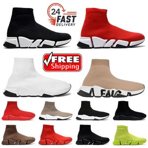 Balenciaga speed trainer balencigas Sockenschuhe Plattform  Speed Trainer 2.0 Socken Läufer Loafer Tennisschuh Stiefel Luxus Flache Sohle Trainer Sportschuh  Kostenloser 【code ：L】