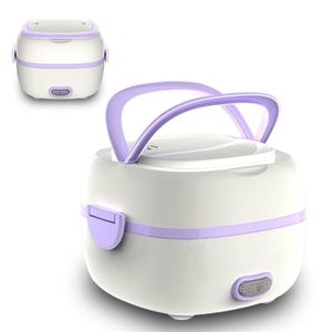 FreeShipping Mini Rice Cooker Portable Food Heating Steamer Heat Preservation Lunch Box Multifunctional Electric Lunch Box EU Plug/US p Nqwb