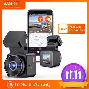 Car DVRS VanTrue E1 LITE Dashcam 1080p Mini Car DVR z GPS DARMOWĄ aplikację kontrola głosu 24 godziny parkingu