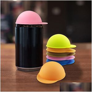 Drinkware Lid Sile Hat Cup Leakproof Tea Coffee Can Suction Cute Cap Dustproof Reusable Insation Seal Er Tools Lx5380 Drop Delivery Dhtte