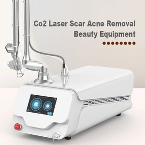 10600nm våglängd Fraktionerad CO2 Laser hud utjämning rynka fräkn bort akne ärr reparation vaginal täthet förbättra maskinen med 5 arbetshuvuden