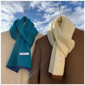 Sciarpe Sciarpa di lana lavorata a maglia da donna invernale addensata calda cashmere di lusso da donna per i regali di Natale