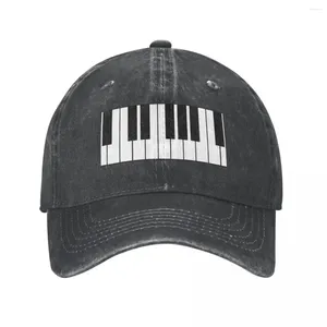 Boll Caps Piano Keyboard Baseball Cap Hat Hip Hop Luxury Man Boy Child Women's