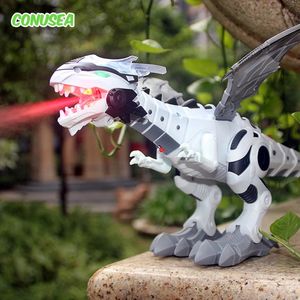 ElectricRC Animals Big Size Spray Mechanical RC Dinosaurs Pterosaurs Wing Animal Model Electronic Walking Dinosaurio Juguete Robot Toys for Boys 231114