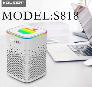 S818 Bluetooth alto-falante Outdoor Plug-in portátil Plug-in USB Drive flash drive FM Subwoofer Creative Gift Bluetooth Speaker