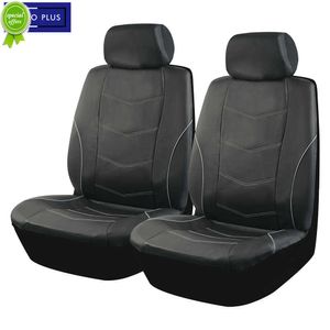 Ny Upgrade Universal Car Seat Covers Läder Full Seat Sporty Seat Covers för biltillbehör Interiör Fit De flesta bil SUV -lastbilar