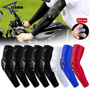 Elbow Knee Pads 1 Pair Sports Crash Proof Elbow Support Pad Elbow Brace Arm Compression Sleeve for Outdoor Basketball Football Bicycle Protector 231114