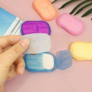 New 20/60/100PCS Bathroom Disposable Soap Paper Convenient Travel Soap Paper Washing Hand Bath Clean Scented Mini Paper Slice Soap