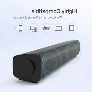 مكبر صوت كمبيوتر سطح المكتب FreeShipping Soundbar Soundbar Stereo USB مكبرات صوت Mini Mini Mini لأجهزة الكمبيوتر المحمولة للأجهزة المحمولة Project Project VRTS
