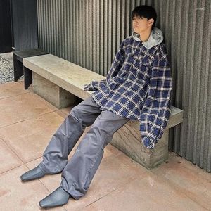 Camicie casual da uomo Designer Plaid Uomo Donna Felpa con cappuccio double face Spessore Mantieni caldo Pullover patchwork