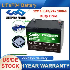 48V 50AH Lifepo4 24V 100ah 12V Battery DIY Customize Deep Cycle life po4 12.8v Battery for RV Campers/Solar System/Houseboat