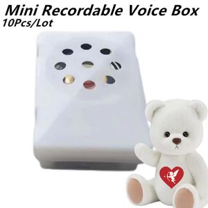 10 Pz/lotto accessori giocattolo FAI DA TE per Animali di Peluche Minimo suono squeeze box altoparlante di musica/scatola vocale registrabile per i bambini peluche